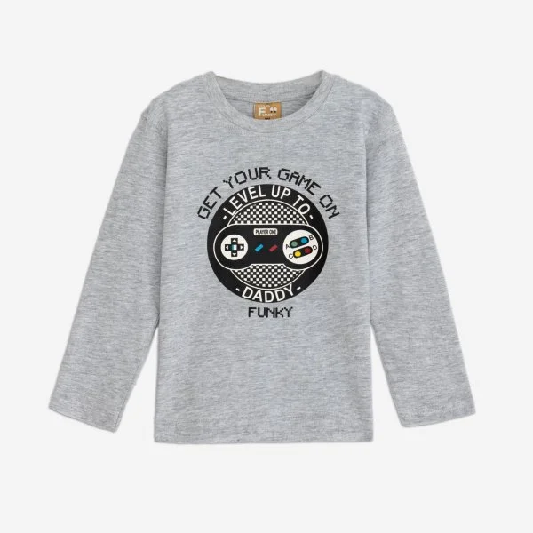 Φωτογραφία προϊόντος: Παιδική μπλούζα for Funky Kids αγόρι 1-6 ετών 225-306107-1 Γκρι