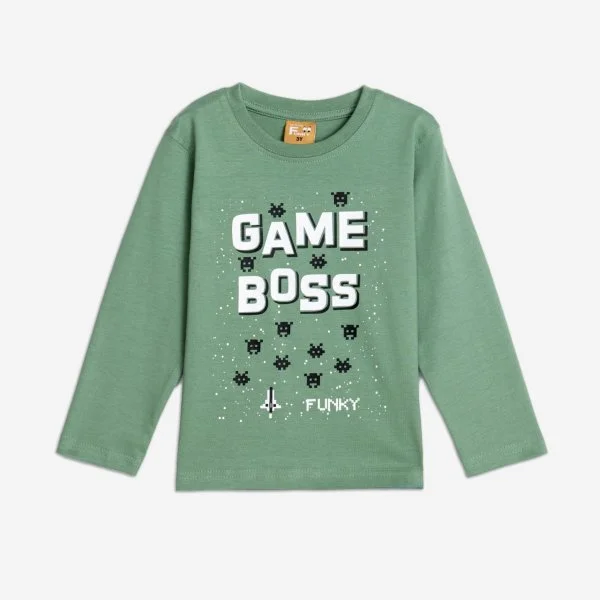 Φωτογραφία προϊόντος: Παιδική μπλούζα for Funky Kids αγόρι 1-6 ετών 225-306105-1 Πράσινο