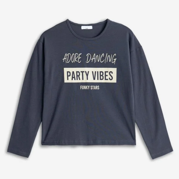 Φωτογραφία προϊόντος: Παιδική μπλούζα for Funky Kids κορίτσι 6-16 ετών 225-506120-1 Ανθρακί