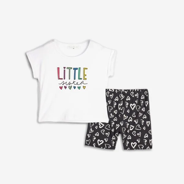 Φωτογραφία προϊόντος: Παιδικό σετ σορτς for Funky Kids κορίτσι 2-6 ετών 125-727101-1 Λευκό