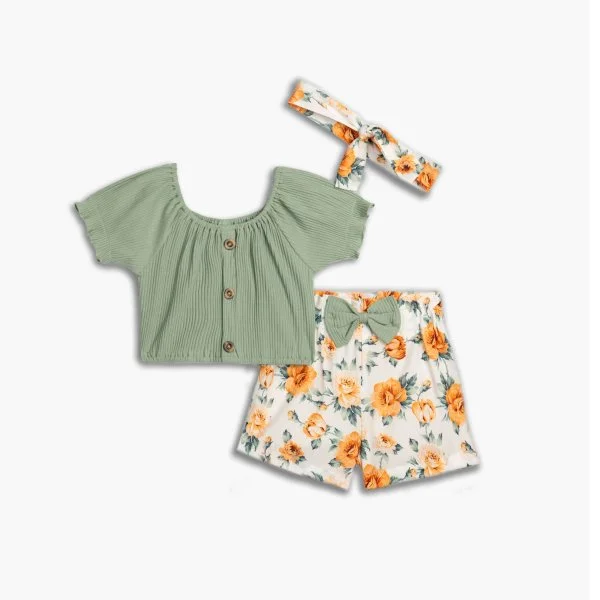Φωτογραφία προϊόντος: Παιδικό σετ σορτς for Funky Kids κορίτσι 2-6 ετών 125-725105-1 Φυστικί