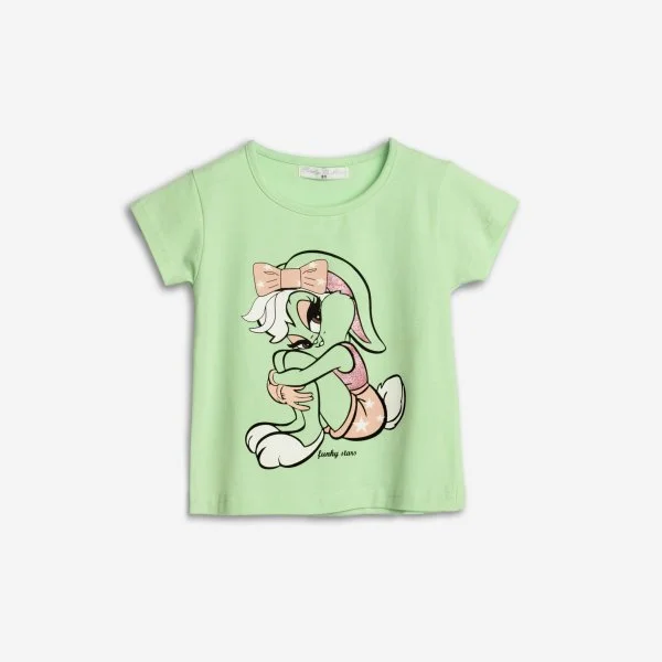 Φωτογραφία προϊόντος: Παιδική μπλούζα for Funky Kids κορίτσι 2-6 ετών 125-705102-2 Λαχανί