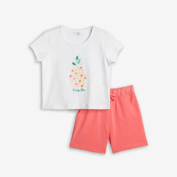 Φωτογραφία προϊόντος: Παιδικό σετ σορτς for Funky Kids κορίτσι 2-6 ετών 125-730101-1 Λευκό