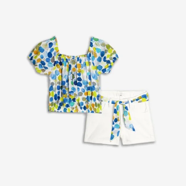 Φωτογραφία προϊόντος: Παιδικό σετ σορτς for Funky Kids κορίτσι 6-16 ετών 125-525107-1 Λευκό