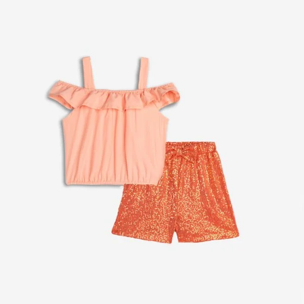 Φωτογραφία προϊόντος: Παιδικό σετ σορτς for Funky Kids κορίτσι 6-16 ετών 125-525106-1 Σομόν