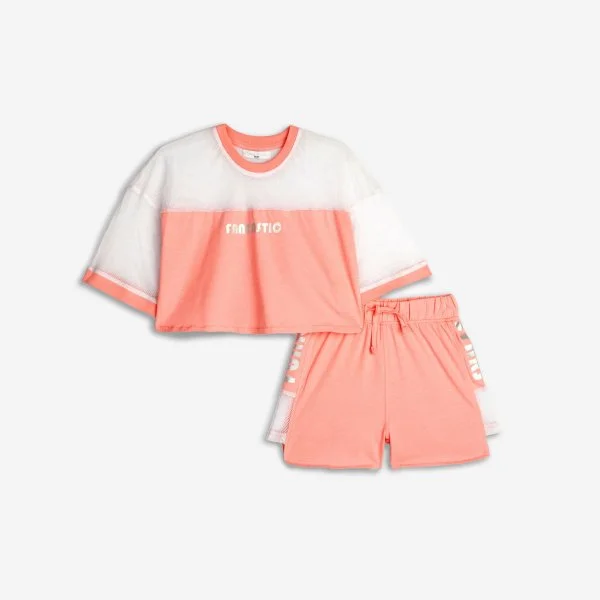 Φωτογραφία προϊόντος: Παιδικό σετ σορτς for Funky Kids κορίτσι 6-16 ετών 125-524130-1 Σομόν
