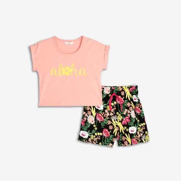 Φωτογραφία προϊόντος: Παιδικό σετ σορτς for Funky Kids κορίτσι 6-16 ετών 125-524123-1 Ροζ