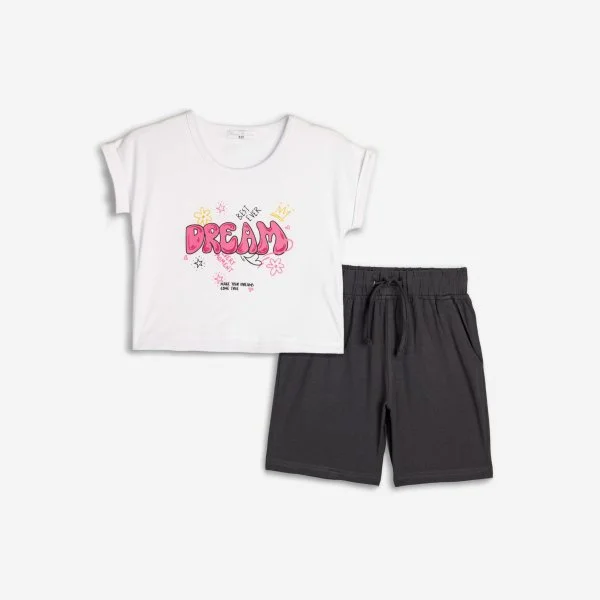 Φωτογραφία προϊόντος: Παιδικό σετ σορτς for Funky Kids κορίτσι 6-16 ετών 125-530100-1 Λευκό