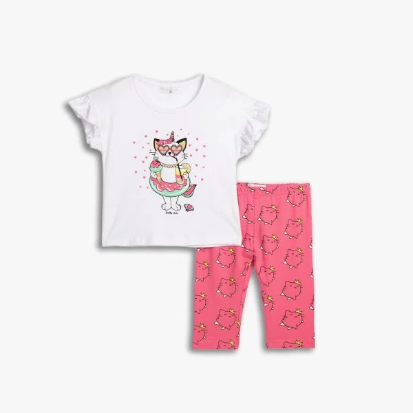 Φωτογραφία προϊόντος: Παιδικό σετ κολάν for Funky Kids κορίτσι 2-6 ετών 125-739104-1 Λευκό