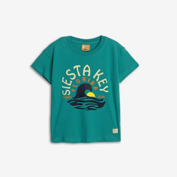 Φωτογραφία προϊόντος: Παιδική μπλούζα for Funky Kids αγόρι 2-6 ετών 125-305117-1 Πετρόλ