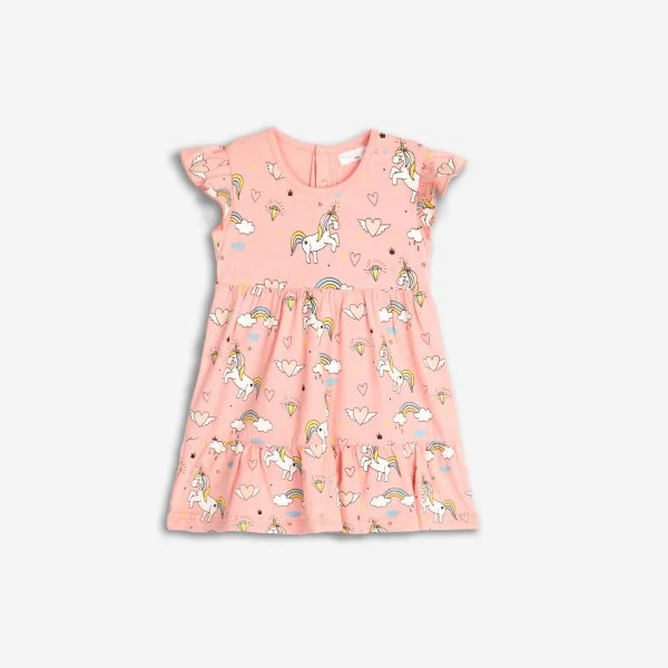 Φωτογραφία προϊόντος: Βρεφικό φόρεμα for Funky Kids κορίτσι 6-24 μηνών 125-928101-1 Ροζ