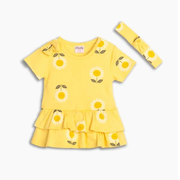 Φωτογραφία προϊόντος: Βρεφικό κορμάκι for Funky Kids κορίτσι 1-12 μηνών 125-060146-1 Κίτρινο