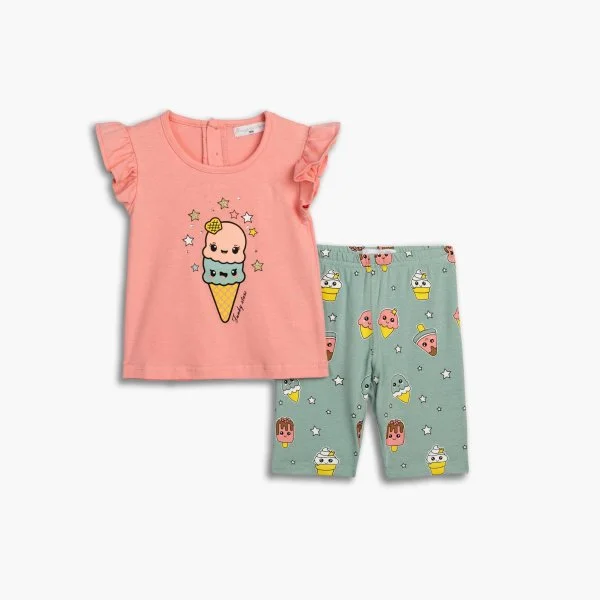 Φωτογραφία προϊόντος: Βρεφικό σετ κολάν for Funky Kids κορίτσι 6-24 μηνών 125-919111-1 Ροζ