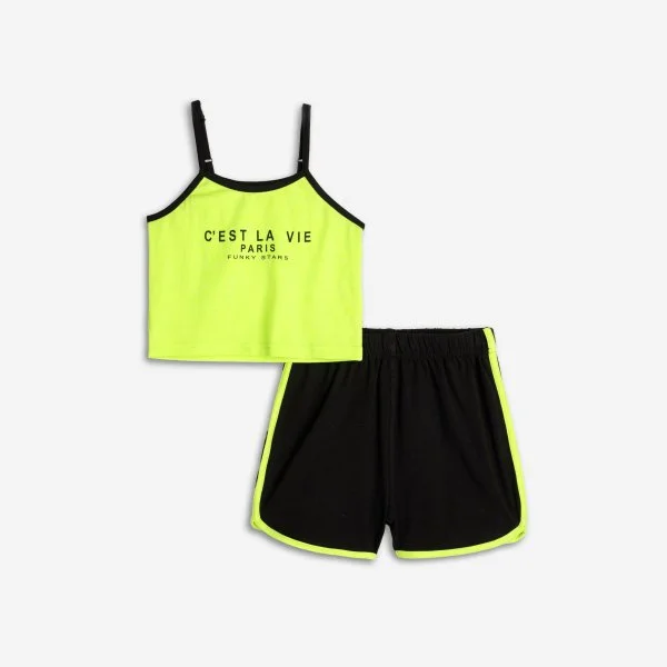 Φωτογραφία προϊόντος: Παιδικό σετ σορτς for Funky Kids κορίτσι 6-16 ετών 125-524110-1 Κίτρινο