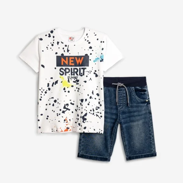 Φωτογραφία προϊόντος: Παιδικό σετ τζιν for Funky Kids αγόρι 6-16 ετών 125-102105-2 Λευκό