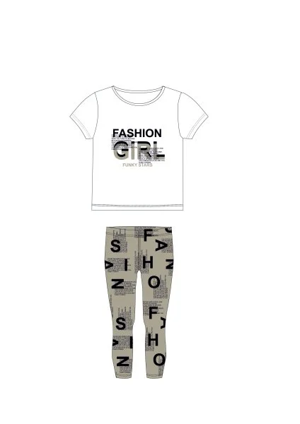 Φωτογραφία προϊόντος: Παιδικό σετ κολάν for Funky Kids κορίτσι 6-16 ετών 125-539115-2 Λευκό