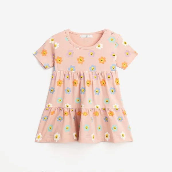Φωτογραφία προϊόντος: Βρεφικό φόρεμα for Funky Kids κορίτσι 6-24 μηνών 124-928102-1 Ροζ