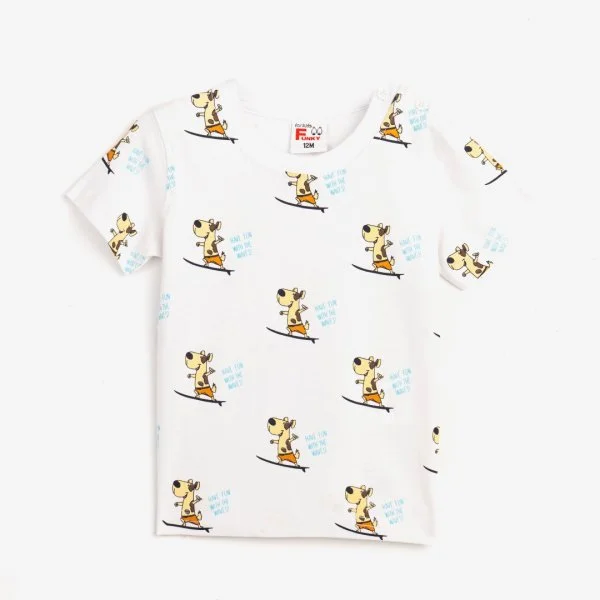 Φωτογραφία προϊόντος: Βρεφική μπλούζα for Funky Kids αγόρι 6-24 μηνών 124-805108-1 Λευκό