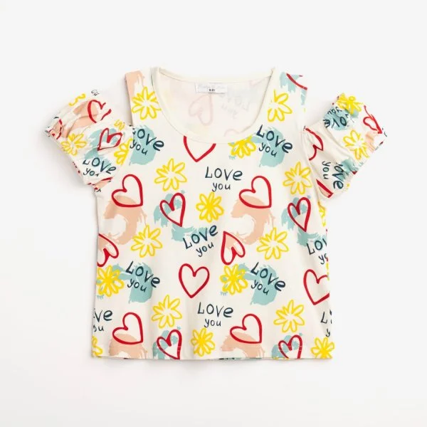 Φωτογραφία προϊόντος: Παιδική μπλούζα for Funky Kids κορίτσι 6-16 ετών 124-505117-1 Εκρού