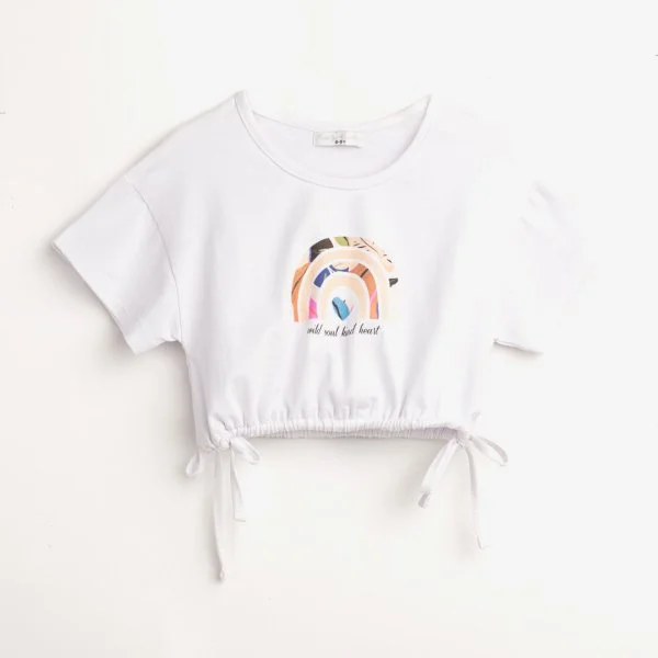 Φωτογραφία προϊόντος: Παιδική μπλούζα for Funky Kids κορίτσι 6-16 ετών 124-505131-1 Λευκό