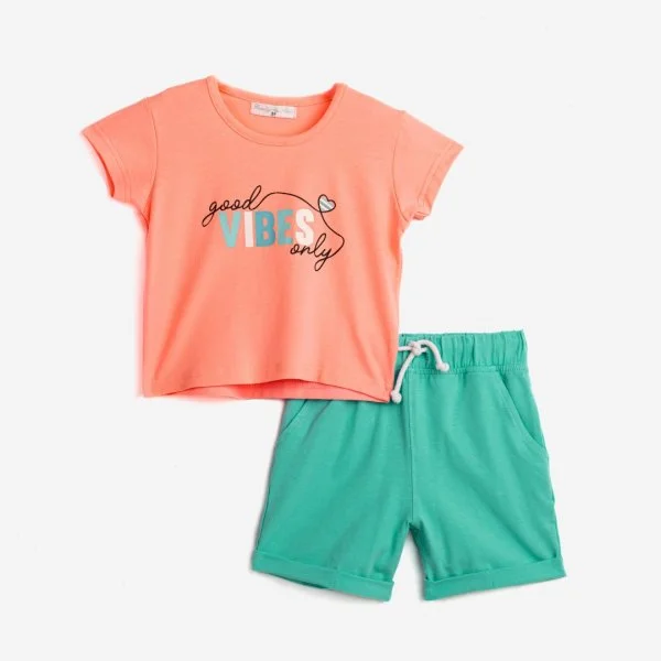 Φωτογραφία προϊόντος: Παιδικό σετ σορτς for Funky Kids κορίτσι 2-6 ετών 124-730100-2 Σομόν