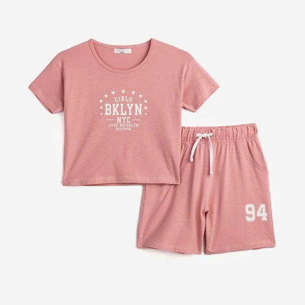 Φωτογραφία προϊόντος: Παιδικό σετ σορτς for Funky Kids κορίτσι 6-16 ετών 124-530101-1 Ροζ