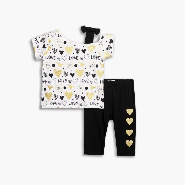 Φωτογραφία προϊόντος: Παιδικό σετ κολάν for Funky Kids κορίτσι 2-6 ετών 125-739102-1 Λευκό