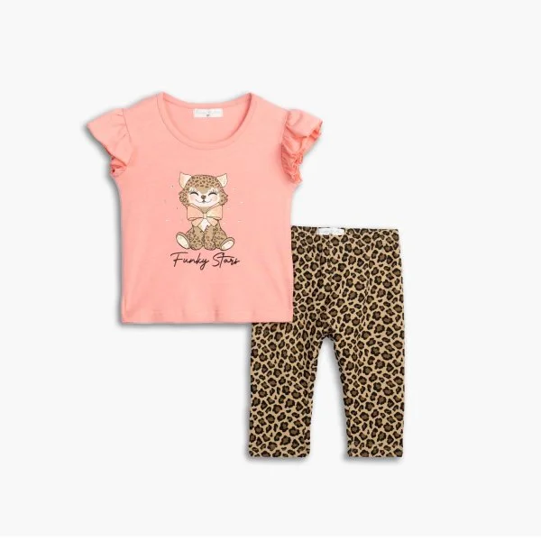Φωτογραφία προϊόντος: Παιδικό σετ κολάν for Funky Kids κορίτσι 2-6 ετών 125-739108-1 Ροζ