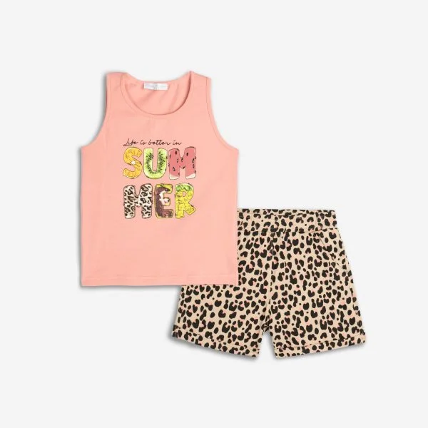 Φωτογραφία προϊόντος: Παιδικό σετ σορτς for Funky Kids κορίτσι 6-16 ετών 125-524118-1 Ροζ
