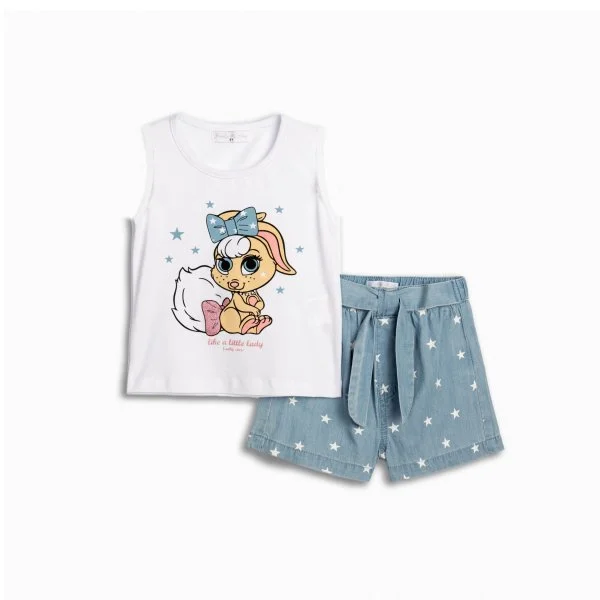 Φωτογραφία προϊόντος: Παιδικό σετ σορτς for Funky Kids κορίτσι 2-6 ετών 125-726108-1 Λευκό