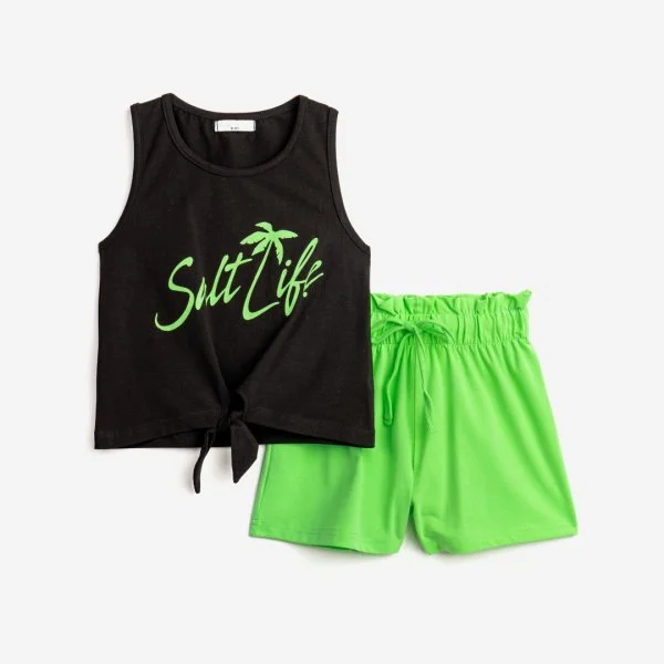 Φωτογραφία προϊόντος: Παιδικό σετ σορτς for Funky Kids κορίτσι 6-16 ετών 124-524113-2 Μαύρο
