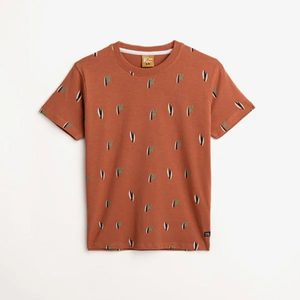 Φωτογραφία προϊόντος: Παιδική μπλούζα for Funky Kids αγόρι 6-16 ετών 124-105101-3 Καφέ