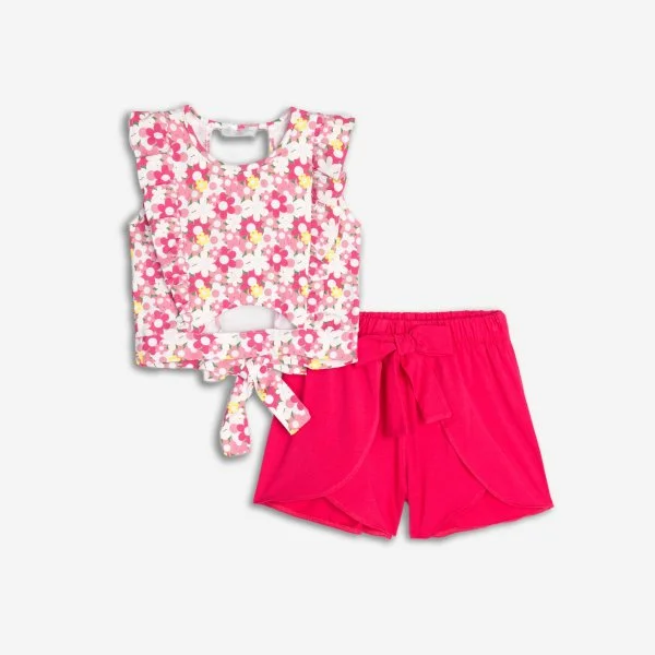 Φωτογραφία προϊόντος: Παιδικό σετ σορτς for Funky Kids κορίτσι 6-16 ετών 125-524127-1 Ροζ
