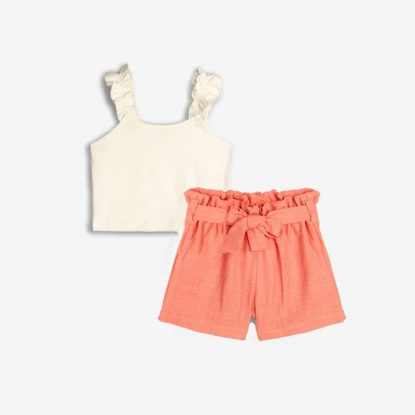 Φωτογραφία προϊόντος: Παιδικό σετ σορτς for Funky Kids κορίτσι 6-16 ετών 125-525113-1 Εκρού