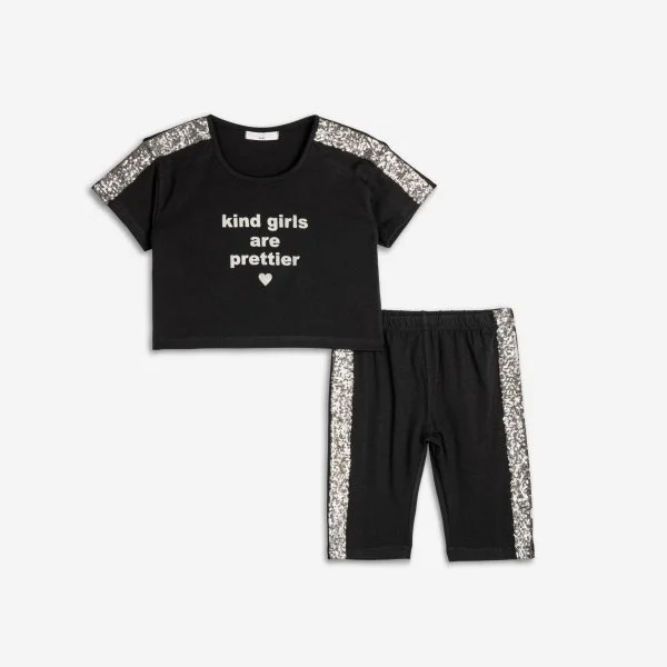 Φωτογραφία προϊόντος: Παιδικό σετ κολάν for Funky Kids κορίτσι 6-16 ετών 125-527104-1 Μαύρο