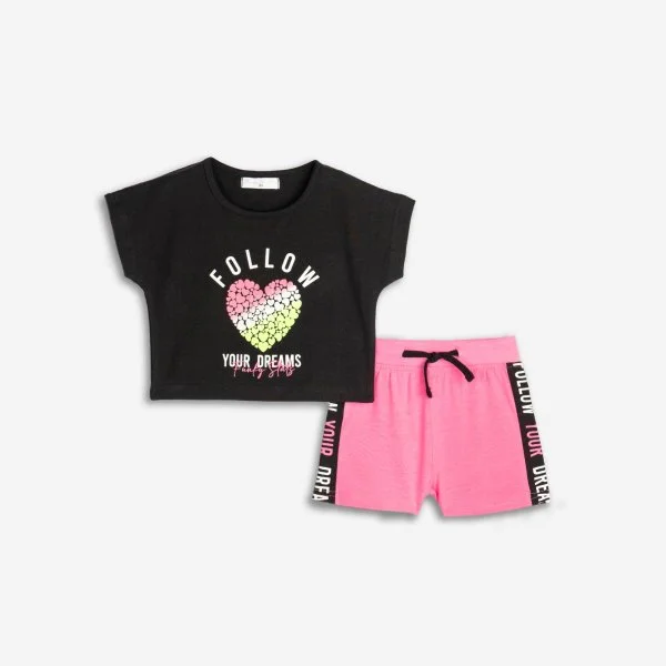 Φωτογραφία προϊόντος: Παιδικό σετ σορτς for Funky Kids κορίτσι 2-6 ετών 125-724119-1 Μαύρο