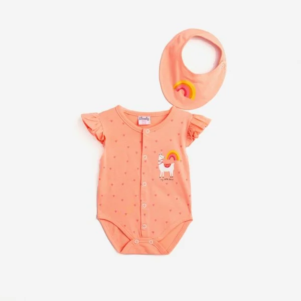Φωτογραφία προϊόντος: Βρεφικό φορμάκι for Funky Kids κορίτσι 1-12 μηνών 124-060103-1 Σομόν