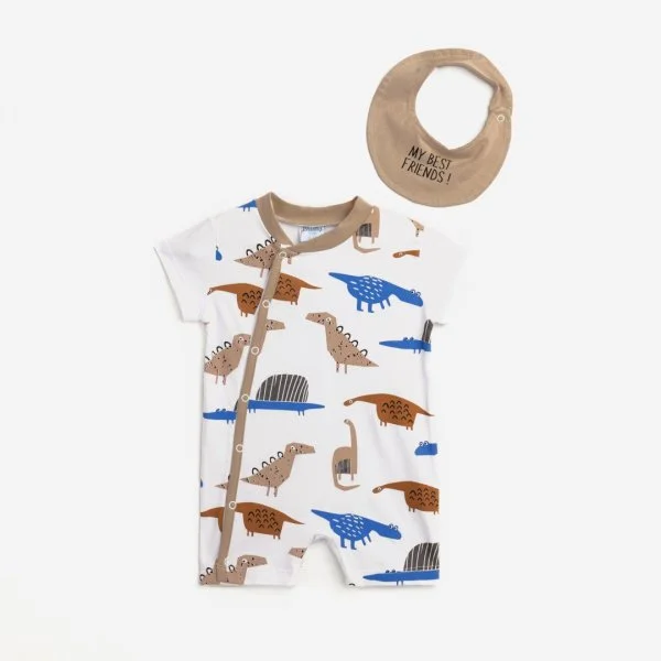Φωτογραφία προϊόντος: Βρεφικό φορμάκι for Funky Kids αγόρι 1-12 μηνών 124-050129-1 Λευκό