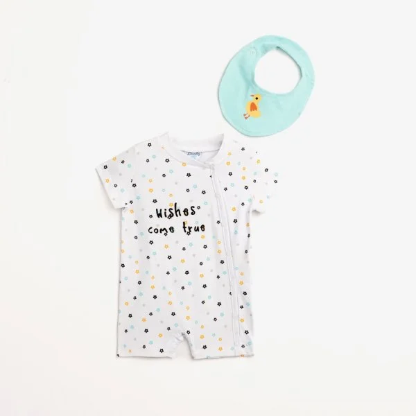 Φωτογραφία προϊόντος: Βρεφικό φορμάκι for Funky Kids αγόρι 1-12 μηνών 124-050108-1 Λευκό