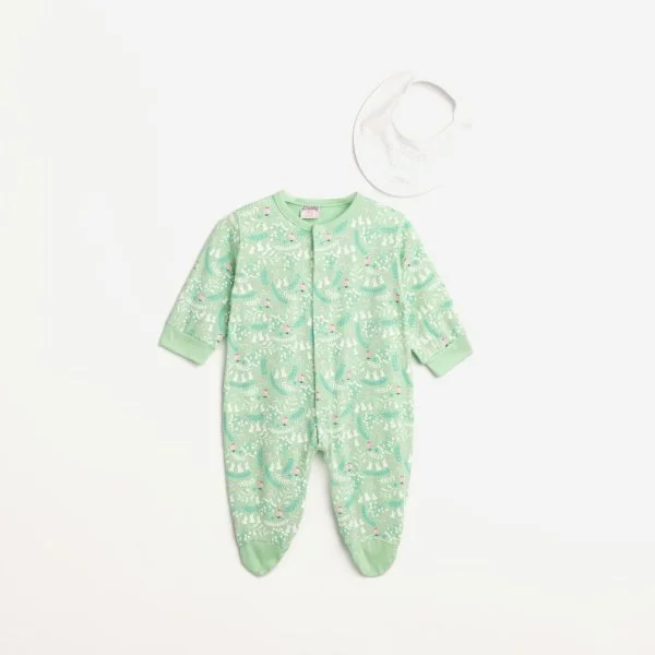 Φωτογραφία προϊόντος: Βρεφικό φορμάκι for Funky Kids κορίτσι 1-12 μηνών 124-060109-1 Πράσινο