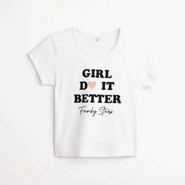 Φωτογραφία προϊόντος: Παιδική μπλούζα for Funky Kids κορίτσι 6-16 ετών 124-505115-1 Λευκό
