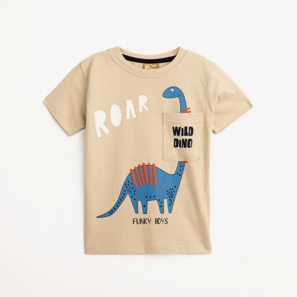 Φωτογραφία προϊόντος: Παιδική μπλούζα for Funky Kids αγόρι 1-6 ετών 124-305110-2 Μπεζ