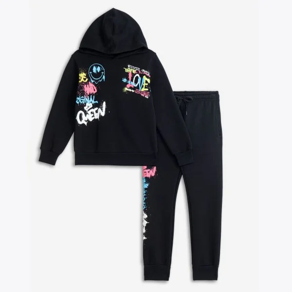 Φωτογραφία προϊόντος: Παιδικό σετ φόρμας for Funky Kids κορίτσι 6-16 ετών 225-517110-1 Μαύρο