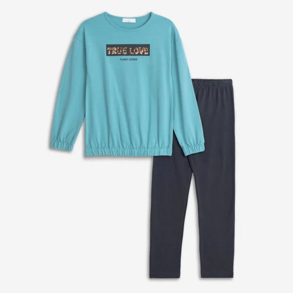 Φωτογραφία προϊόντος: Παιδικό σετ κολάν for Funky Kids κορίτσι 6-16 ετών 225-521106-2 Φυστικί