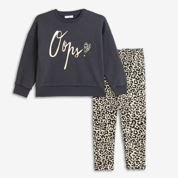 Φωτογραφία προϊόντος: Παιδικό σετ κολάν for Funky Kids κορίτσι 6-16 ετών 225-539100-1 Ανθρακί