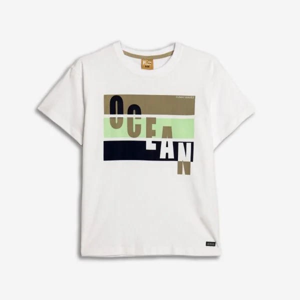 Φωτογραφία προϊόντος: Παιδική μπλούζα for Funky Kids αγόρι 6-16 ετών 125-105102-1 Λευκό