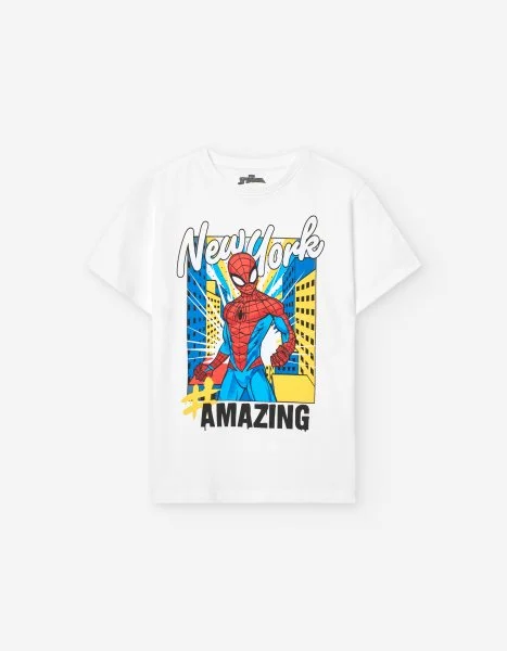 Φωτογραφία προϊόντος: Παιδική μπλούζα Losan Spiderman αγόρι 2-8 ετών LKBAP0303_25018 Λευκό