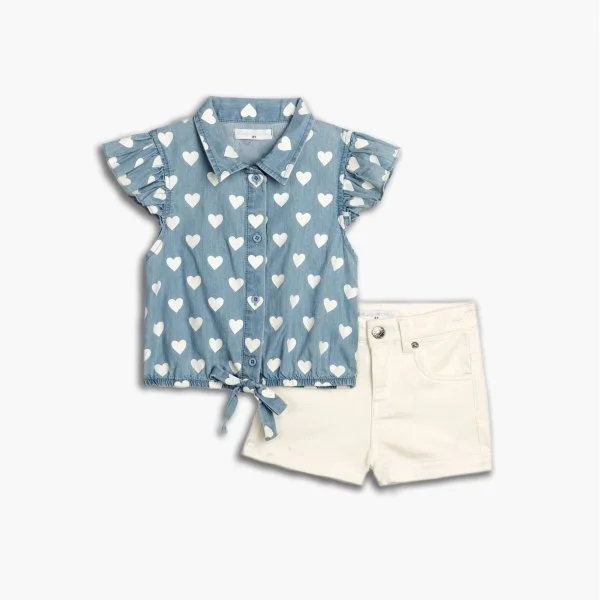 Φωτογραφία προϊόντος: Παιδικό σετ σορτς for Funky Kids κορίτσι 2-6 ετών 125-725101-1 Μπλε