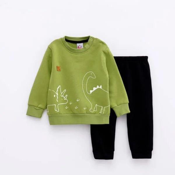Φωτογραφία προϊόντος: Βρεφικό σετ φόρμας for Funky Kids αγόρι 6-24 μηνών 224-817109-1 Λαχανί