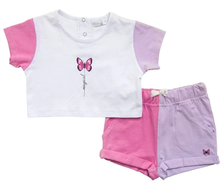Φωτογραφία προϊόντος: Παιδικό σετ σορτς for Funky Kids κορίτσι 1-6 ετών 123-724130-1 Φούξια